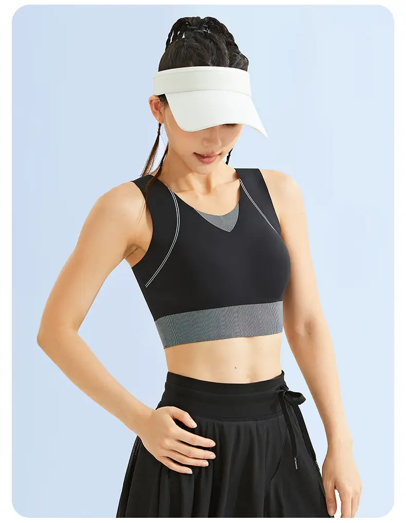 Women's All-In-One Sports Vest Shock-Proof Yoga Bra — feature 28