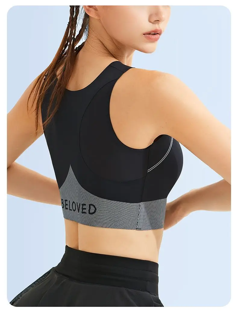 Women's All-In-One Sports Vest Shock-Proof Yoga Bra — feature 29