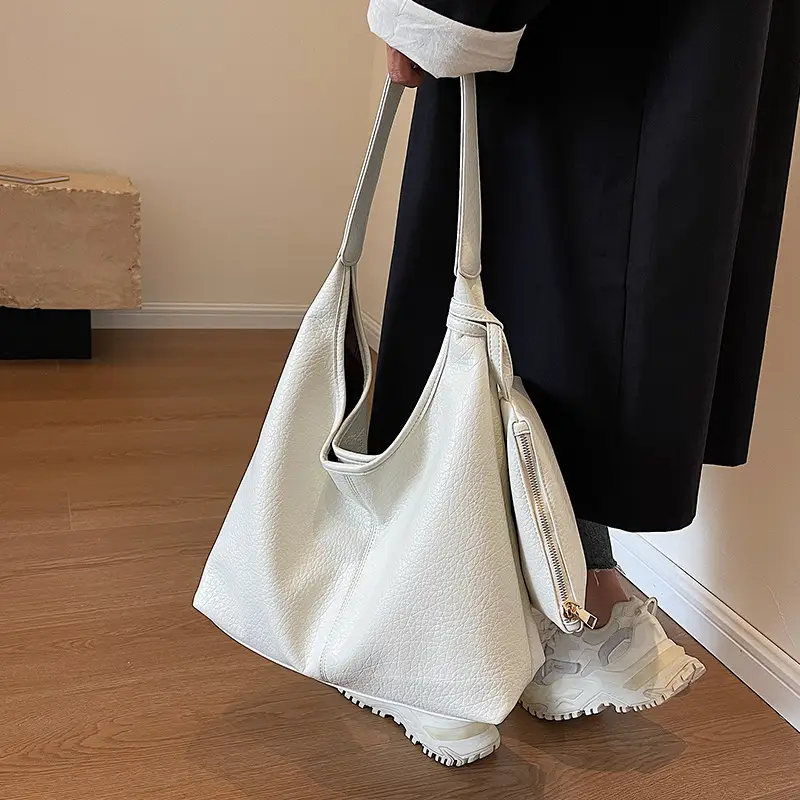 Women Large Capacity Textured Shoulder Bag 2023 - Image 7