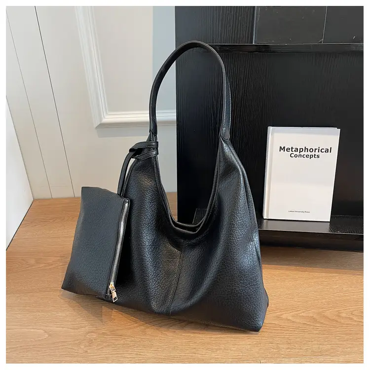 Women Large Capacity Textured Shoulder Bag 2023 — feature 13