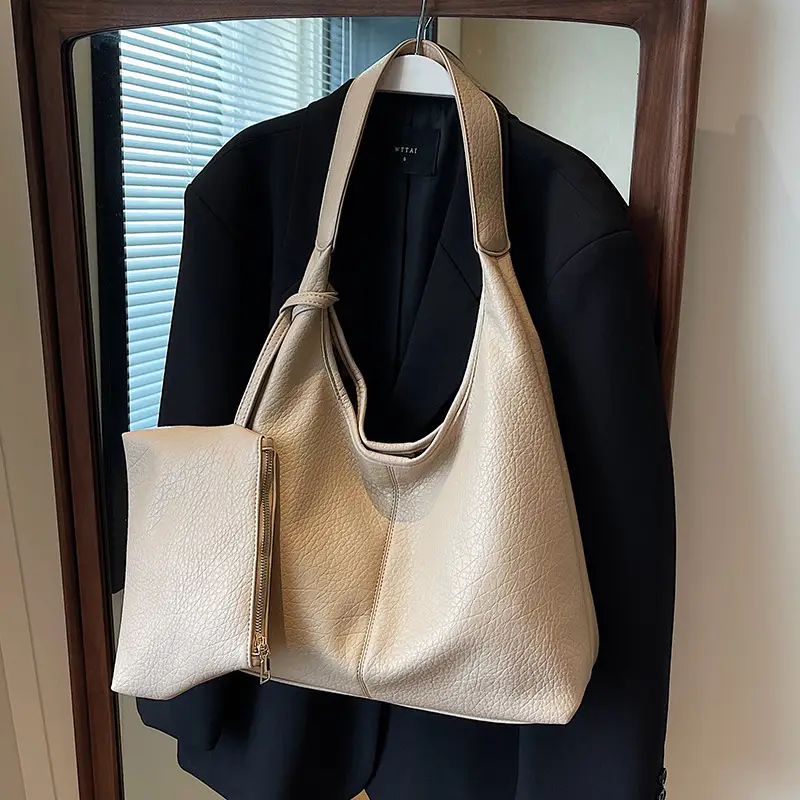 Women Large Capacity Textured Shoulder Bag 2023 - Image 2