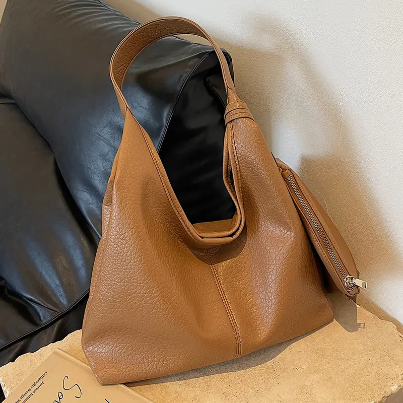 Women Large Capacity Textured Shoulder Bag 2023 - Image 3