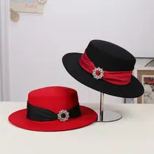 Women's Star Belt Buckle Flat Top Hat Beige — feature 13