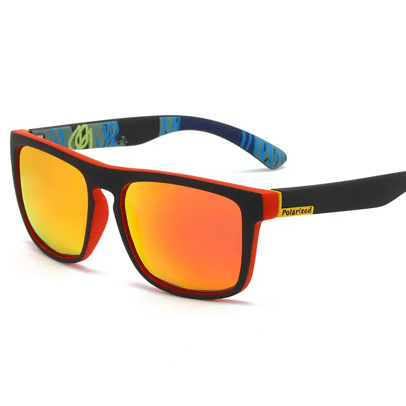 Men's Polarized Anti-UV Sunglasses Blue Frame - Image 12