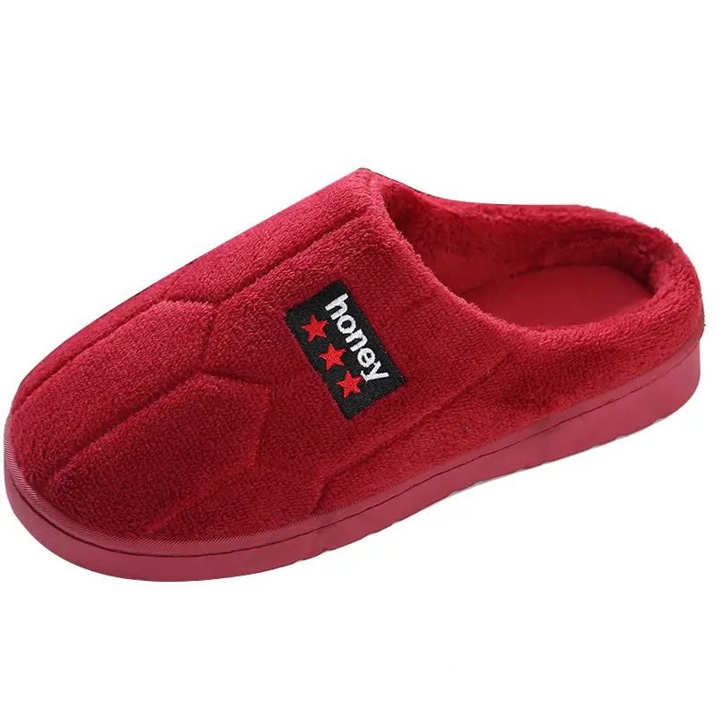 New Cotton Slippers for Men and Women, New Winter Indoor Home Warm Slippers, Non-Slip Woolen Cotton Shoes for Men and Women
