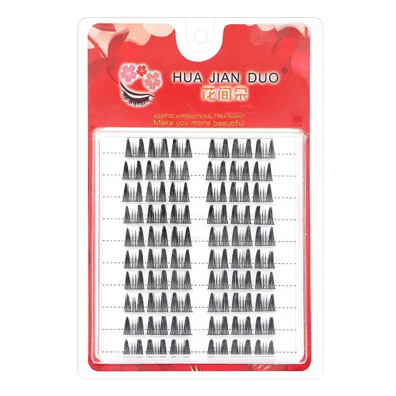 False Eyelashes 72 Pack Thick Soft Fish Line - Image 2