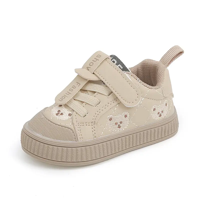 Baby Sneakers White Soft Sole Anti-Fall 0-3Y