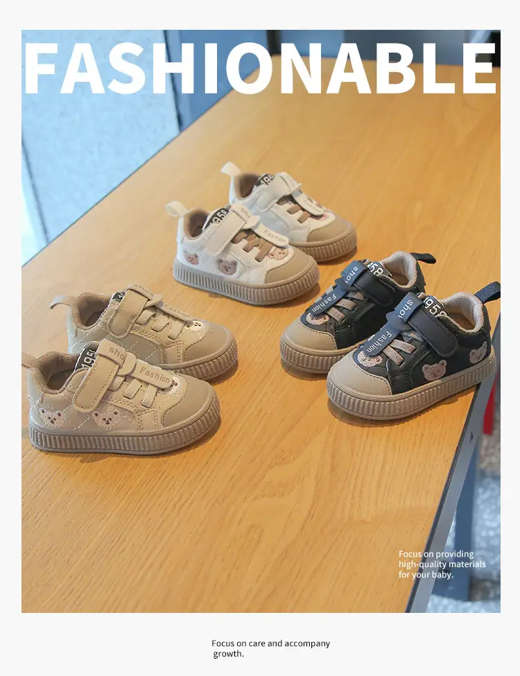 Baby Sneakers White Soft Sole Anti-Fall 0-3Y — feature 1