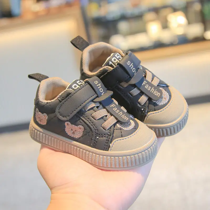 Baby Sneakers White Soft Sole Anti-Fall 0-3Y