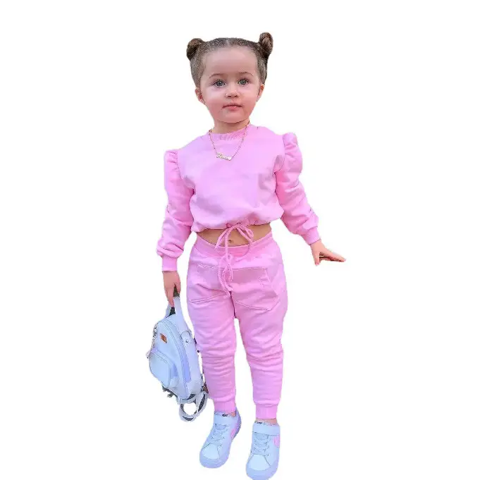 Kids Red Sweatshirt Suit 2025 New Arrival - Image 7