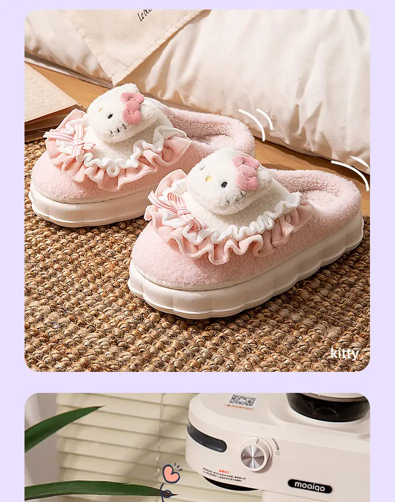 Nanpowan coolomi cotton slippers women's winter home genuine goods ip joint cartoon cute Sanrio slippers wholesale — feature 15