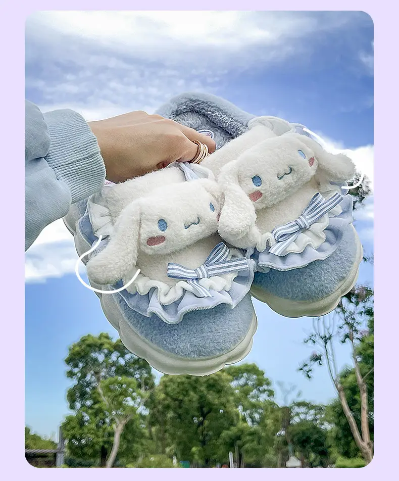 Nanpowan coolomi cotton slippers women's winter home genuine goods ip joint cartoon cute Sanrio slippers wholesale — feature 17
