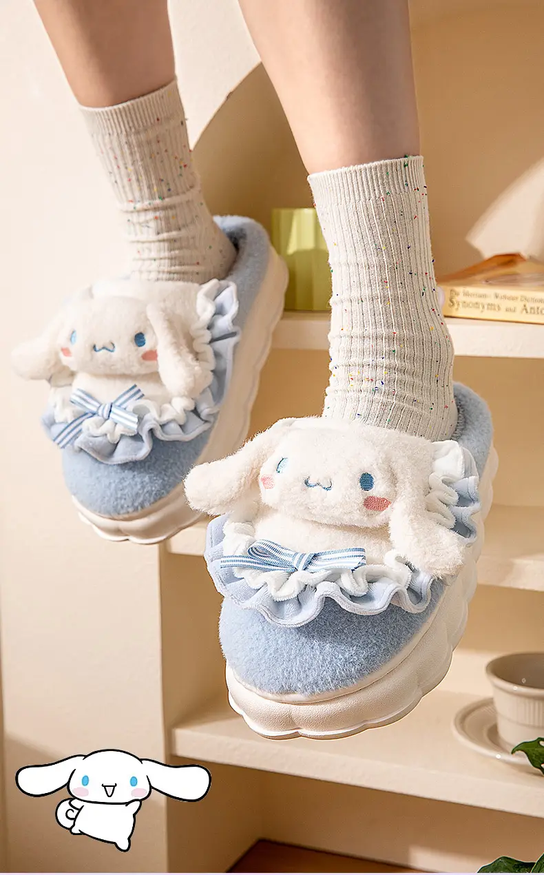 Nanpowan coolomi cotton slippers women's winter home genuine goods ip joint cartoon cute Sanrio slippers wholesale — feature 8