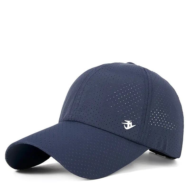 Men's Black Peak Cap Sun Proof Lightweight Baseball Cap - Image 2