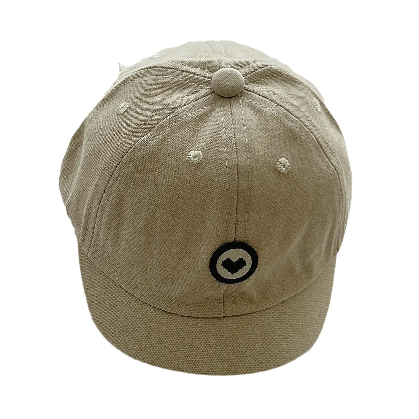 Yipan Baby Cap Autumn Winter 2025 New Versatile Heart Cute Super Cute Kidsren's Short Brim Baby Cap - Image 8