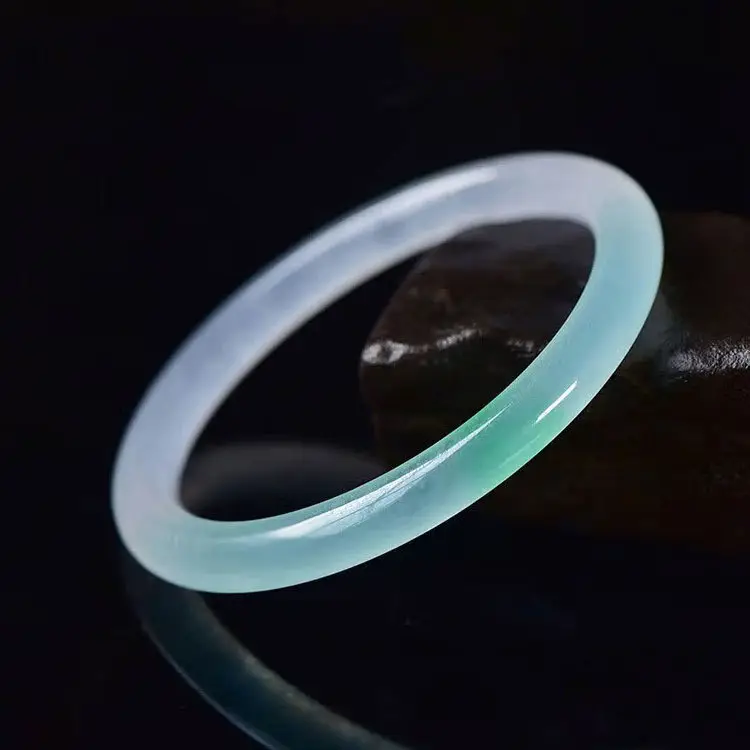 Pink Quartz Jade 8mm Ring Bracelet for Women - Image 7
