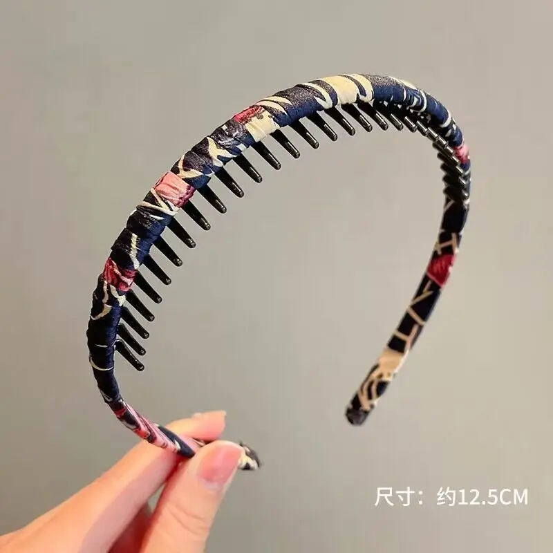 Black Embroidered Headband for Women Face Wash & Makeup Mask - Image 11