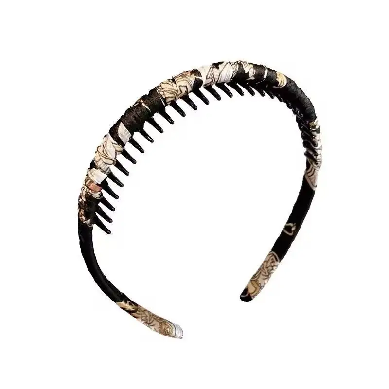 Black Embroidered Headband for Women Face Wash & Makeup Mask - Image 13