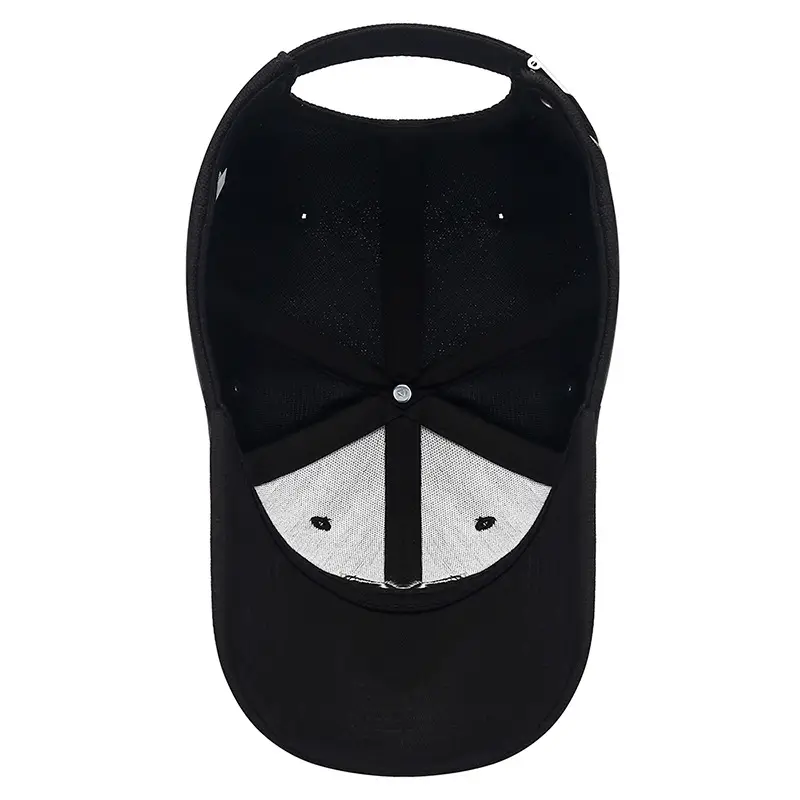 Beige M Embroidered Baseball Cap for Men - Image 8