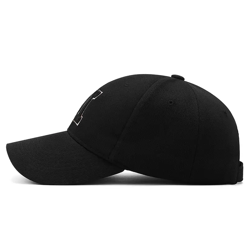 Beige M Embroidered Baseball Cap for Men - Image 10