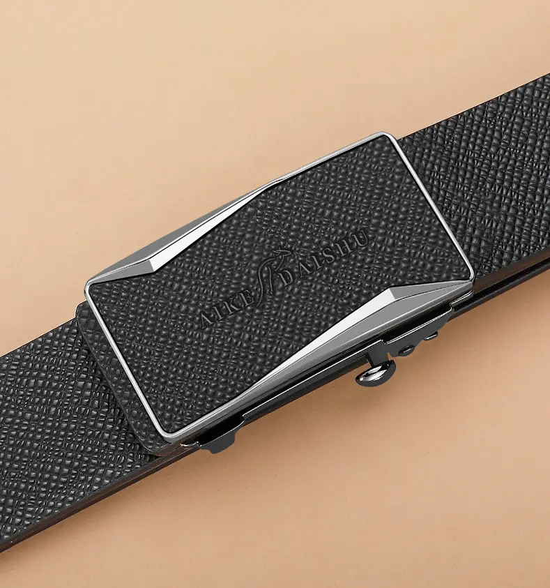 Men's Brown Croc Belt with Gold Buckle β feature 16