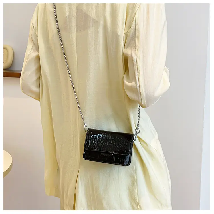 Textured Stone Pattern Chain Bag 2023 Summer — feature 15
