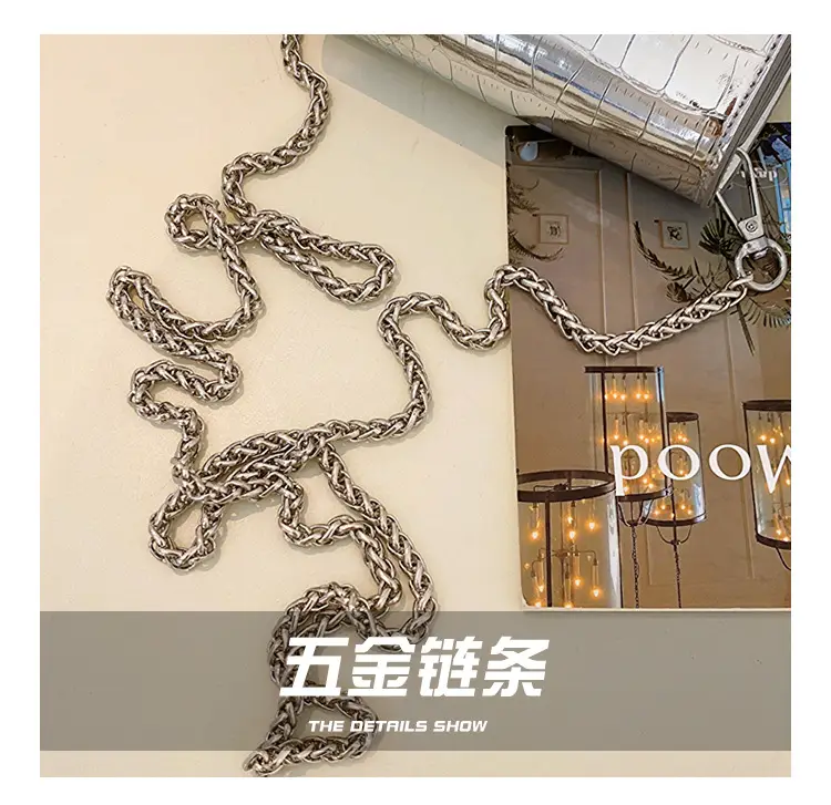 Textured Stone Pattern Chain Bag 2023 Summer — feature 6