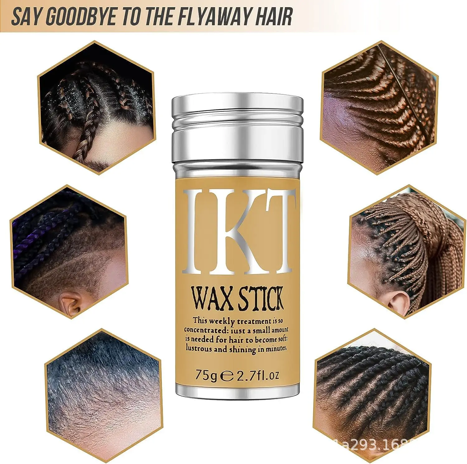 Avocado Hair Wax Stick for Frizz Control & Style — feature 1