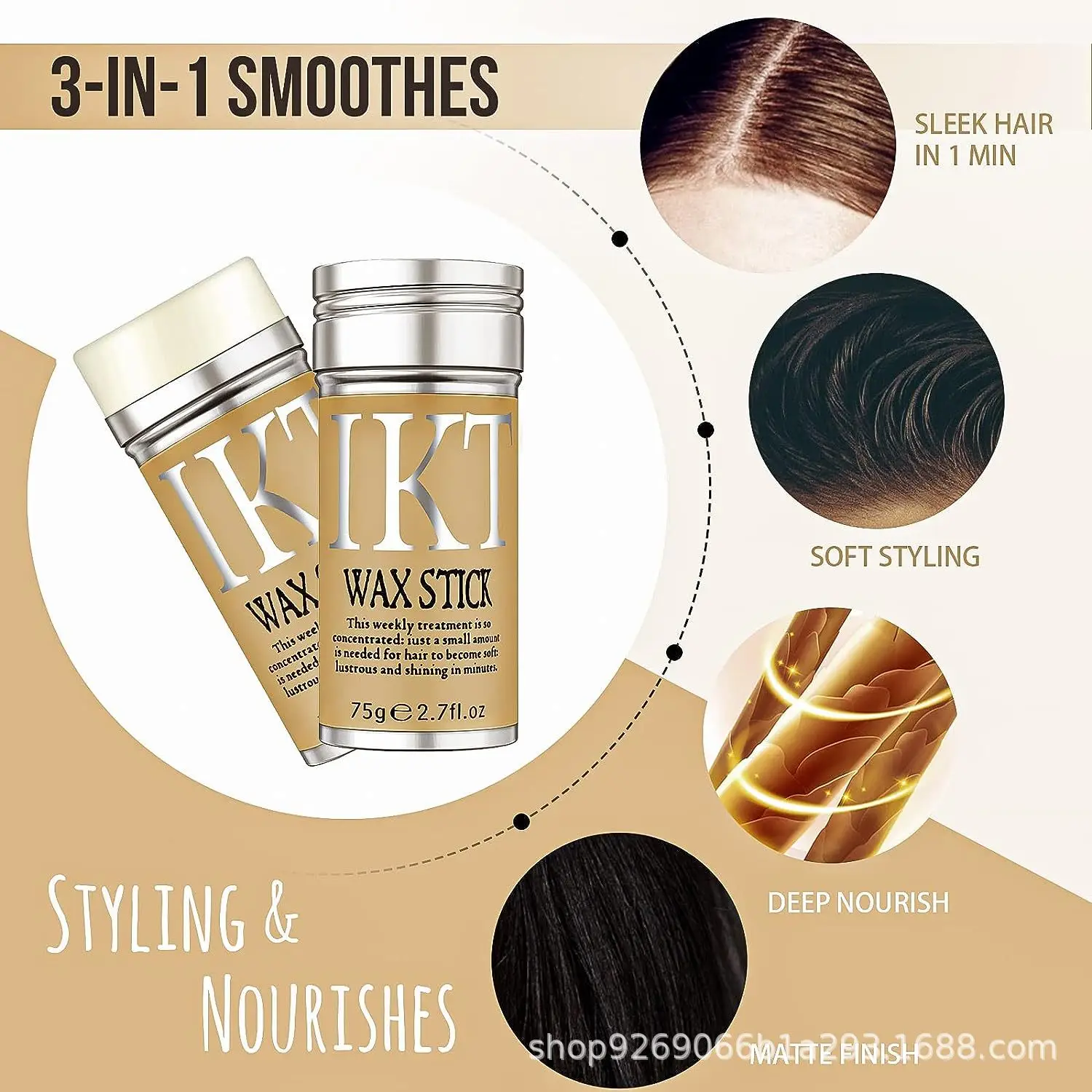 Avocado Hair Wax Stick for Frizz Control & Style — feature 2