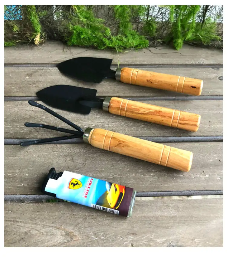 Wholesale garden planting flowers and succulent garden planting tools suit small shovel iron rake gardening three-piece set — feature 15
