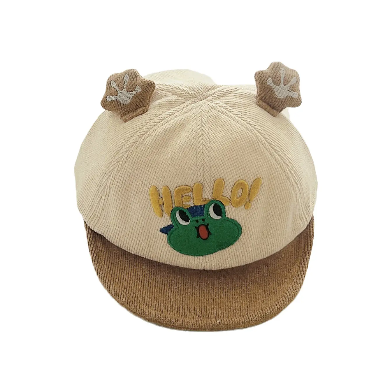 Qiunan Korean Baby Hats 2026 New Fashion Cute Frog Soft Brim Super Adorable Baby Baseball Cap Wholesale - Image 6
