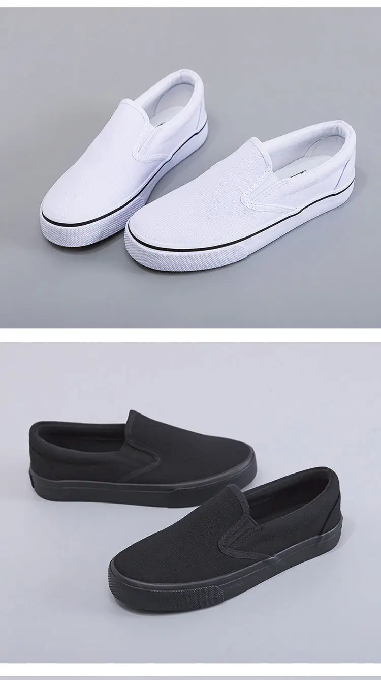 2025 Spring New All-Black Canvas Shoes for Women, Pure Black Flat Work Shoes, Casual Small Black Shoes, Trendy — feature 15