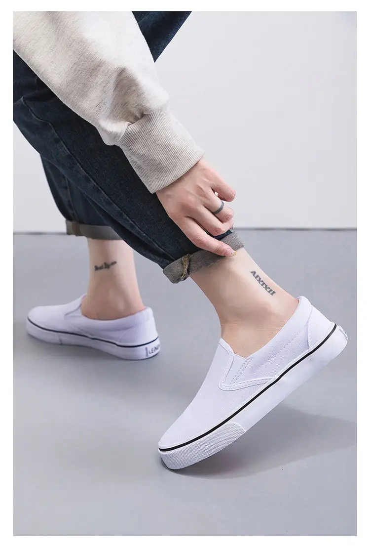 2025 Spring New All-Black Canvas Shoes for Women, Pure Black Flat Work Shoes, Casual Small Black Shoes, Trendy — feature 8