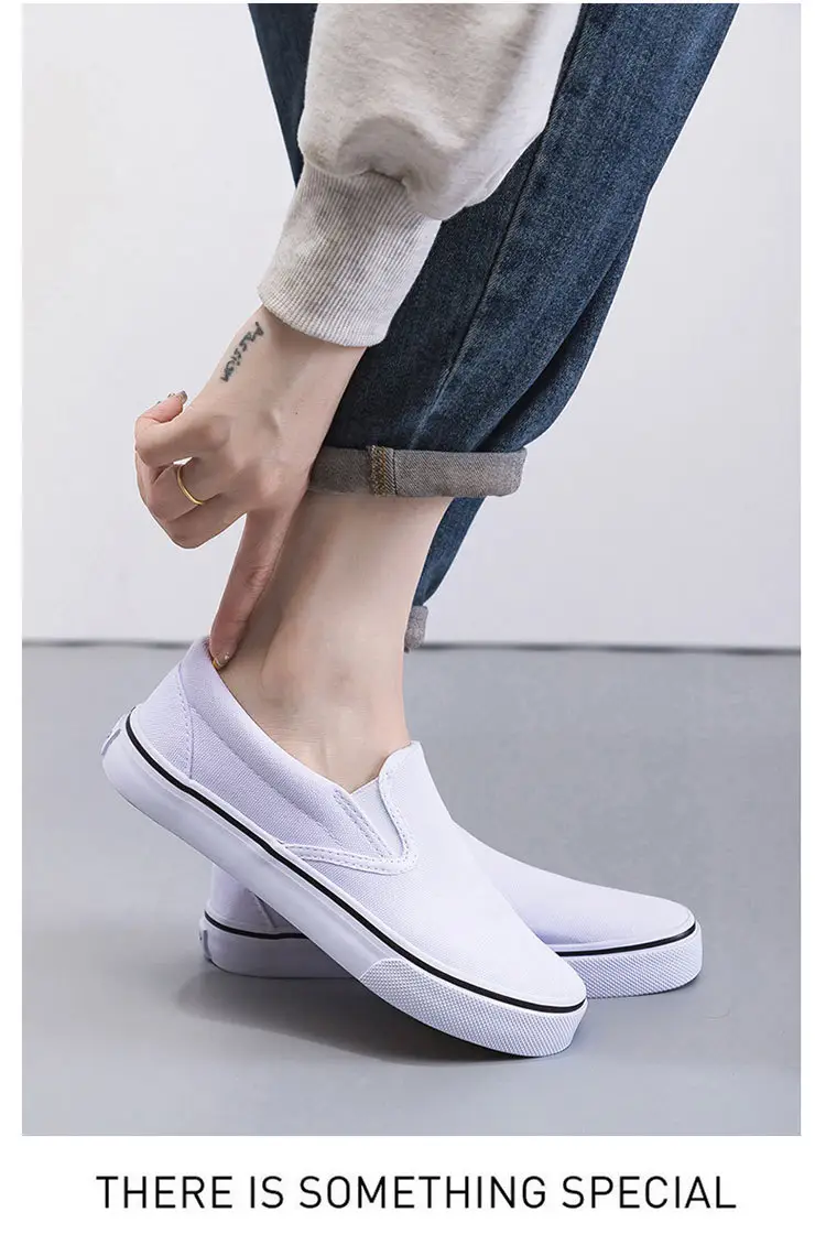 2025 Spring New All-Black Canvas Shoes for Women, Pure Black Flat Work Shoes, Casual Small Black Shoes, Trendy — feature 9