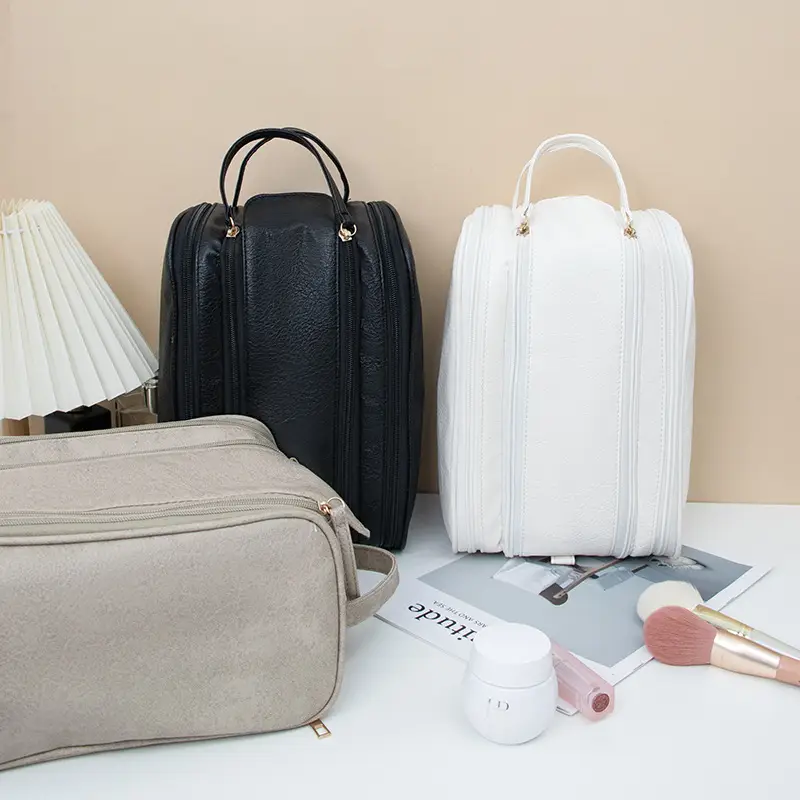 2025 Women's Large Cosmetic Bag Travel Portable Brush Storage — feature 28