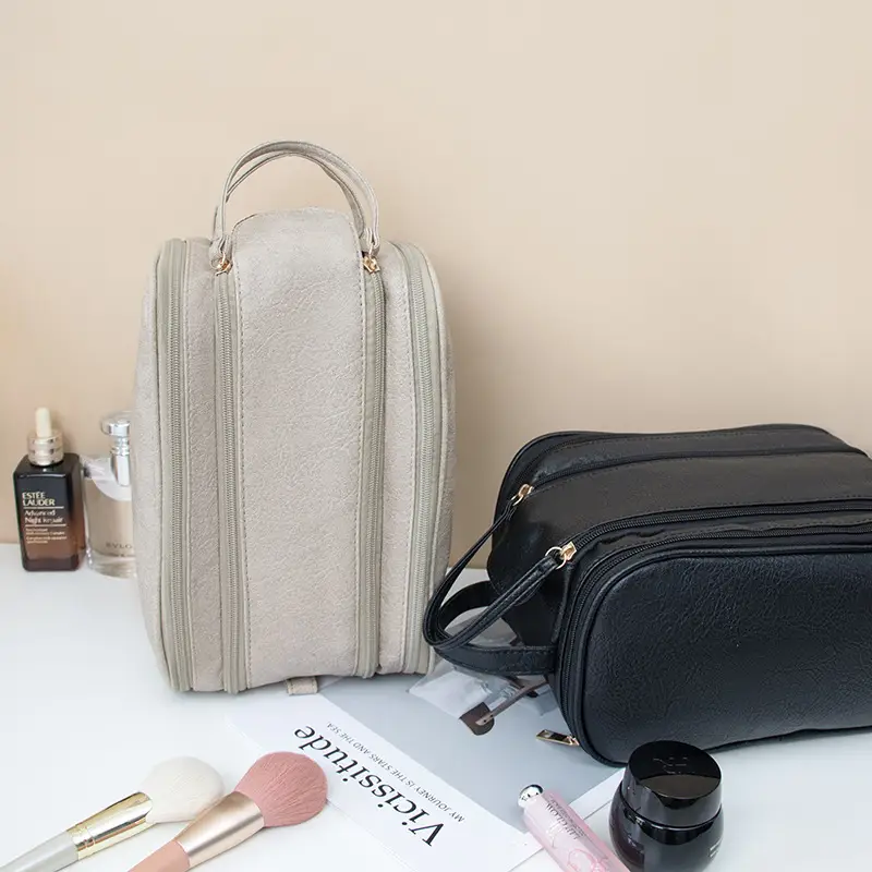 2025 Women's Large Cosmetic Bag Travel Portable Brush Storage — feature 30