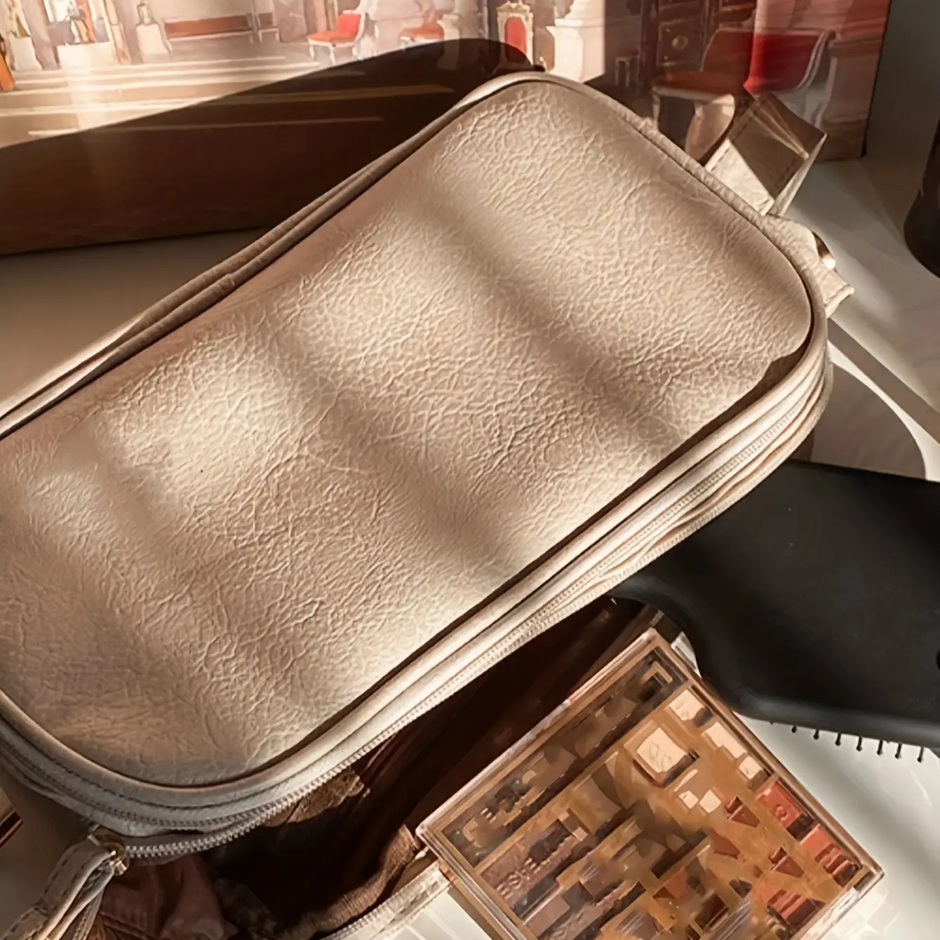 2025 Women's Large Cosmetic Bag Travel Portable Brush Storage — feature 9
