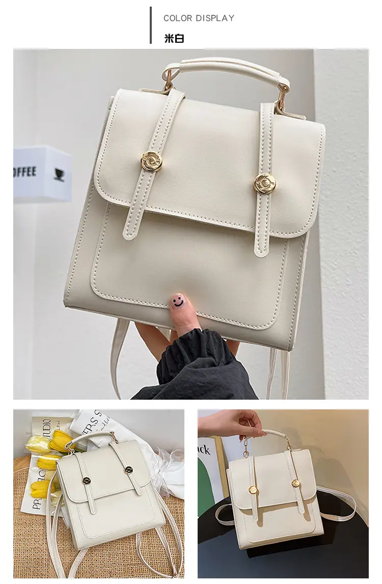 Women's White Leather Shoulder Bag 2023 New — feature 18