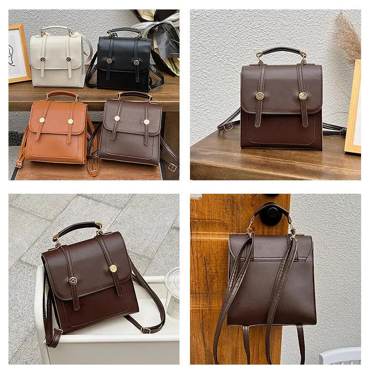Women's White Leather Shoulder Bag 2023 New — feature 8