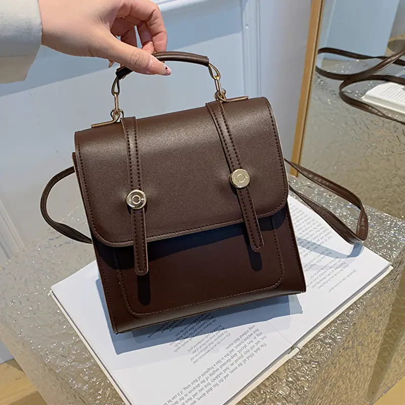 Women's White Leather Shoulder Bag 2023 New - Image 3