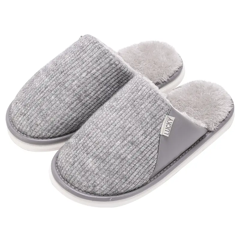 Cotton Slippers for Men, Winter Indoor Home Warm Slippers, 2026 New Model, Home Use, Plush Fleece Slippers, Winter Style for Men - Image 9