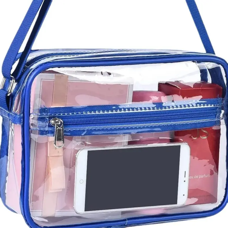 Clear PVC Shoulder Bag for Men Women Waterproof Storage - Image 8
