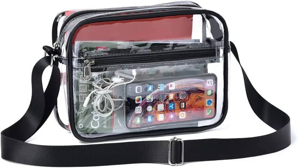 Clear PVC Shoulder Bag for Men Women Waterproof Storage — feature 20