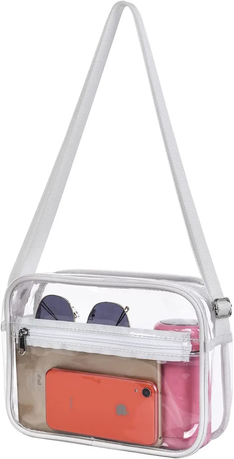 Clear PVC Shoulder Bag for Men Women Waterproof Storage — feature 29