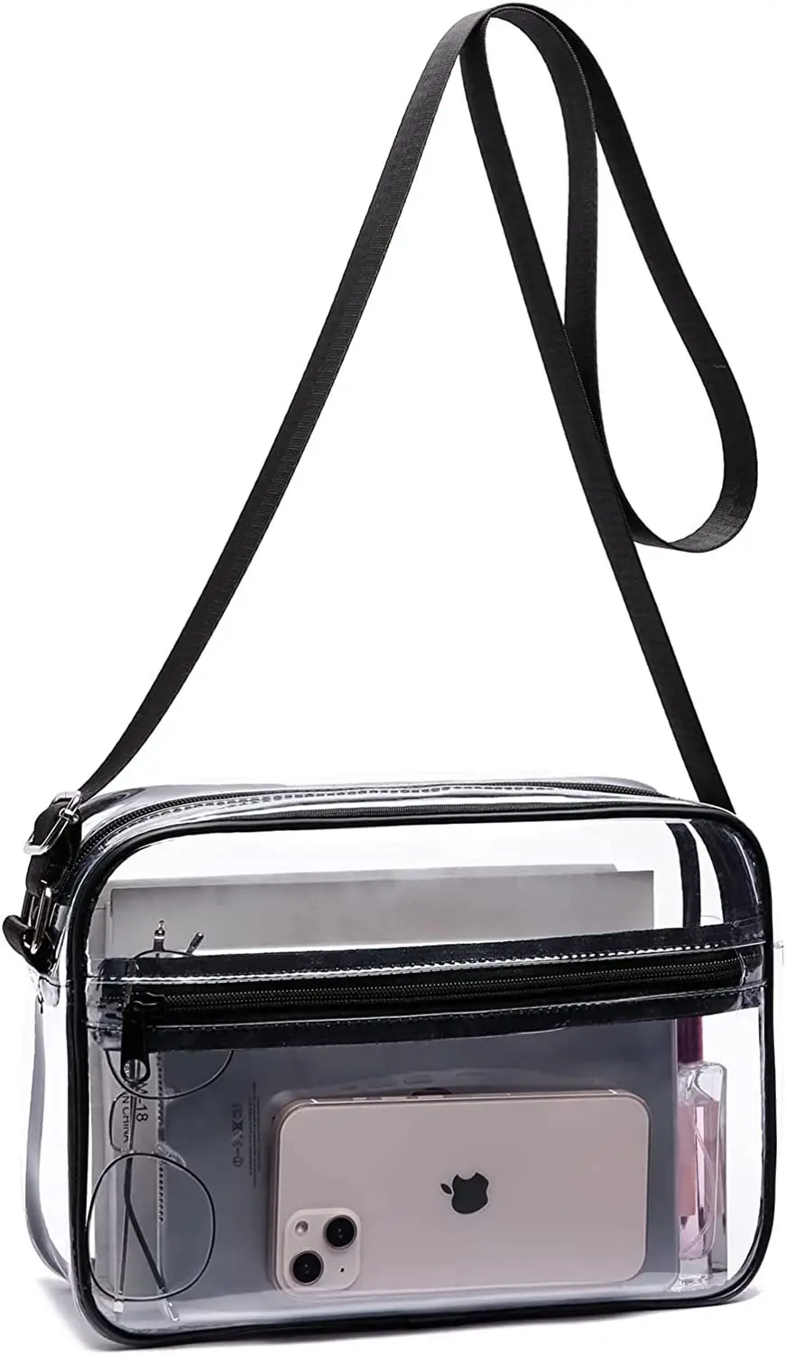 Clear PVC Shoulder Bag for Men Women Waterproof Storage — feature 34