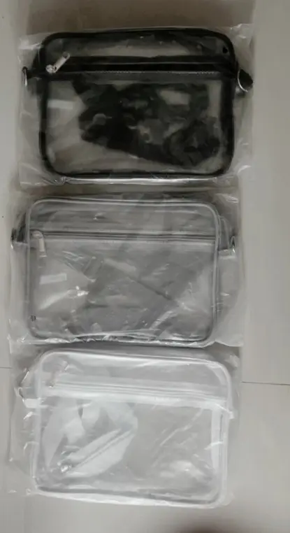 Clear PVC Shoulder Bag for Men Women Waterproof Storage — feature 4