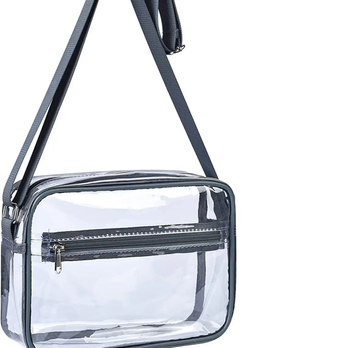 Clear PVC Shoulder Bag for Men Women Waterproof Storage - Image 2