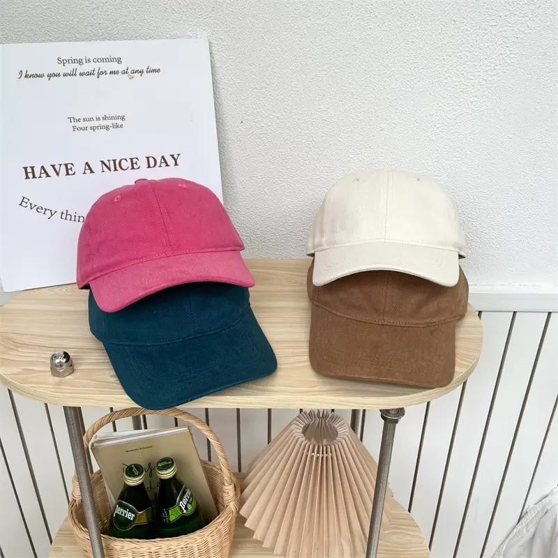 Men's Light Weight Baseball Caps Solid Color