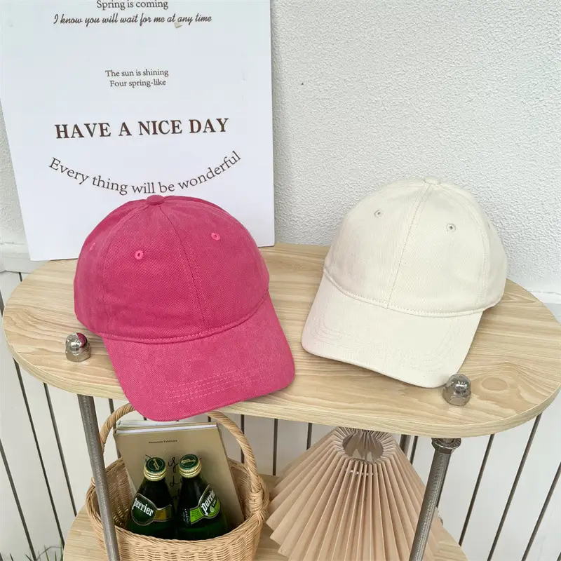 Men's Light Weight Baseball Caps Solid Color