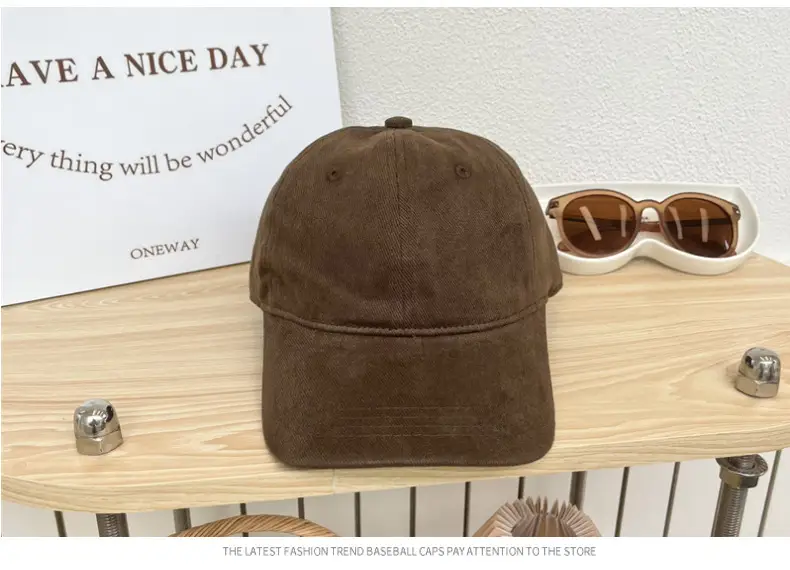 Men's Light Weight Baseball Caps Solid Color — feature 13